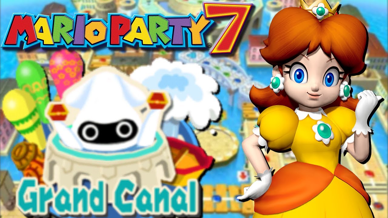 Mario Party 7 | Grand Canal w/ Daisy - Shiruetto Plush Gameplays