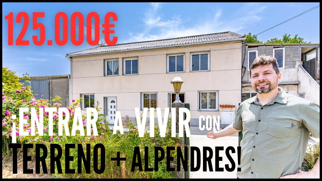 🌟RESERVADA🌟¡CASA con TERRENO  por 125.000 € en CORISTANCO(A Coruña-Galicia )!