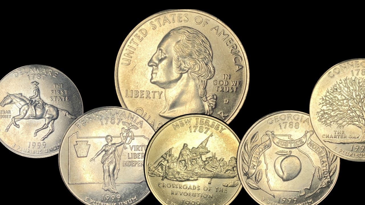 All 25 cents 1999 United States Coins