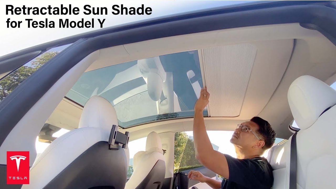 New Retractable Sun Shade for Tesla Model Y / It's better than you think! 