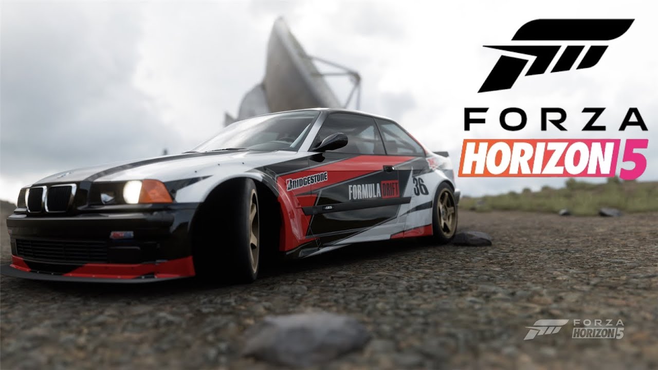 Forza Horizon 5 Drifting with BMW M3 1997 Cara Este drift zone.