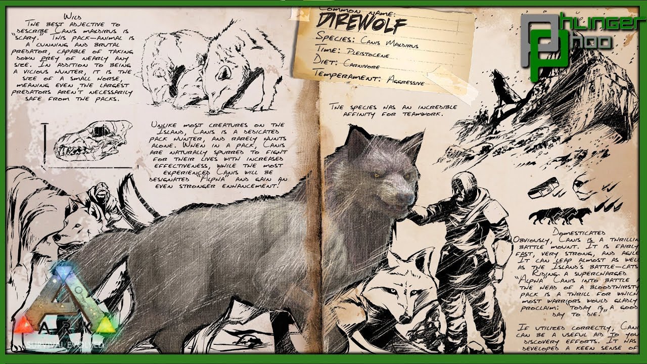 Ark Basics Dire Wolf — ВСЁ, ЧТО ВАМ НУЖНО ЗНАТЬ