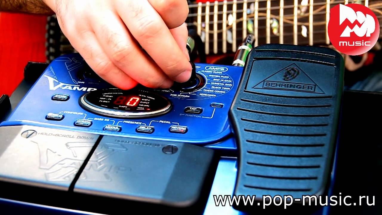Гитарный процессор эффектов BEHRINGER X V-AMP