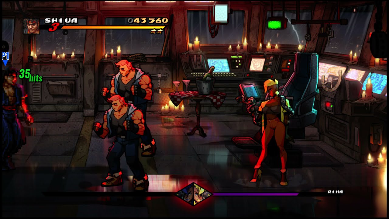 [honganqi's Character Swapper] Random Enemies Shiva playthrough on normal - Streets of Rage 4