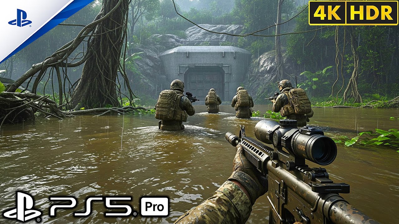 (PS5) Секретная миссия на украинской базе | Ультрареалистичный игровой процесс [4K60FPSHDR] Call ...
