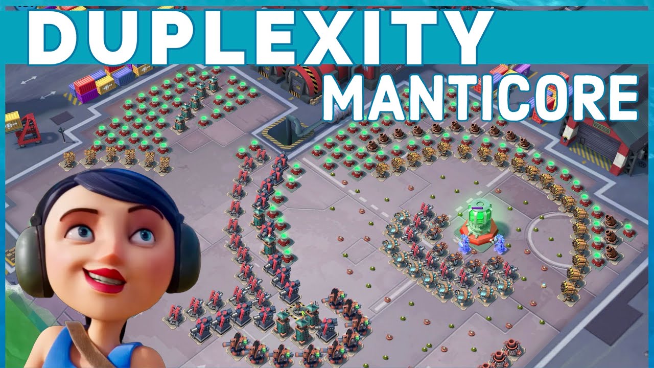 MANTICORE solo on DUPLEXITY - BOOM BEACH operation attack strategy, gameplay & tips