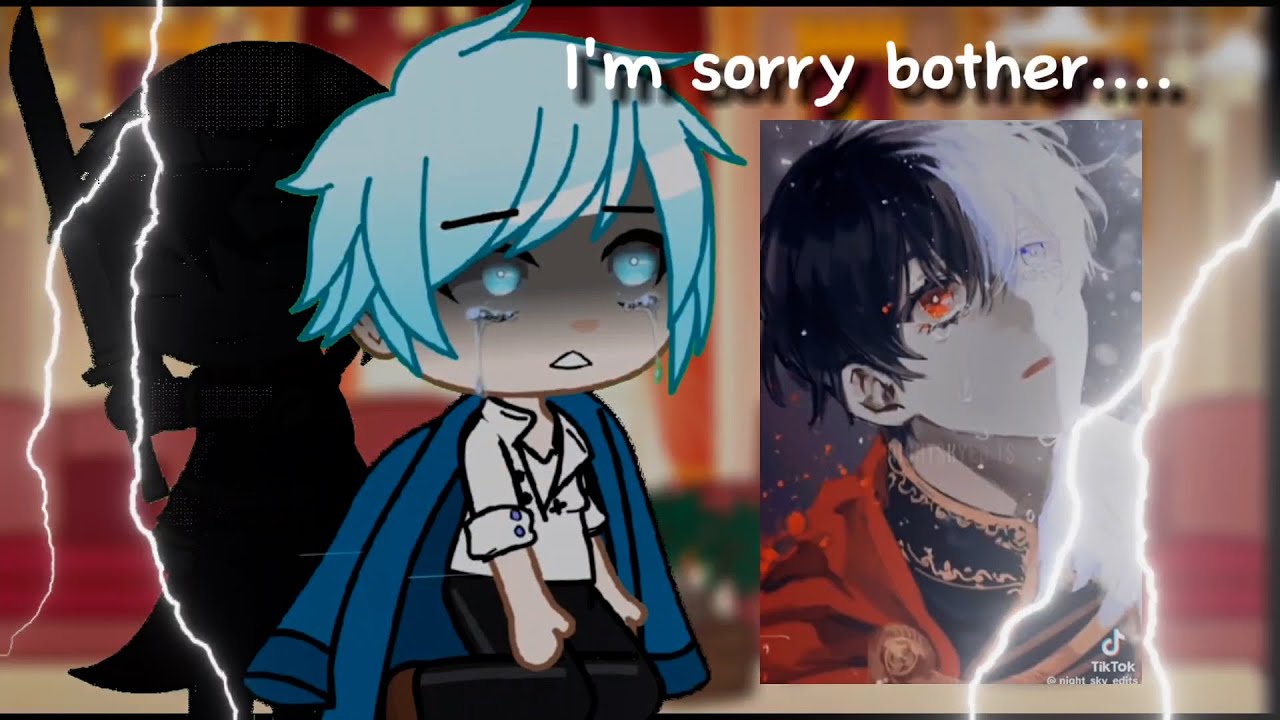 Reborn as the ennemy prince react to Calian past life【gacha life 】