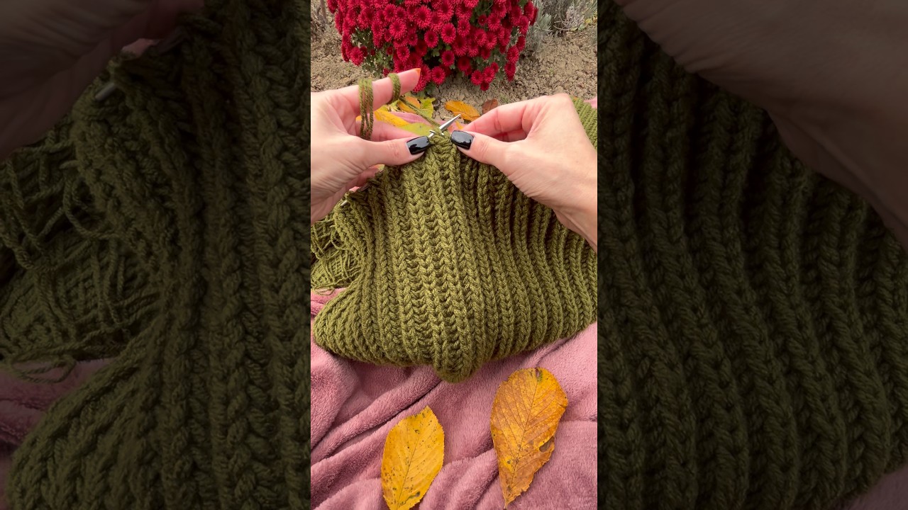 How to Knit Double-Sided English Rib | Puffy Double-Sided Stitch Tutorial | Reversible English Rib