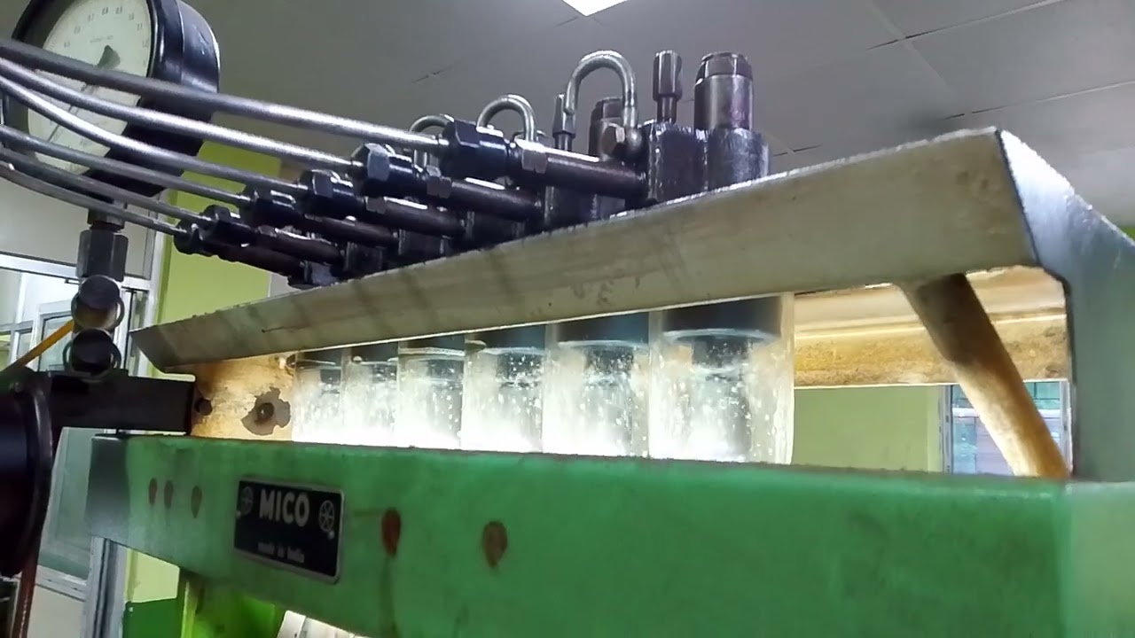 Testing of a Deasel Engine Oil Pumping Machine #oil #pumping #machine #belghariya #busdepot 