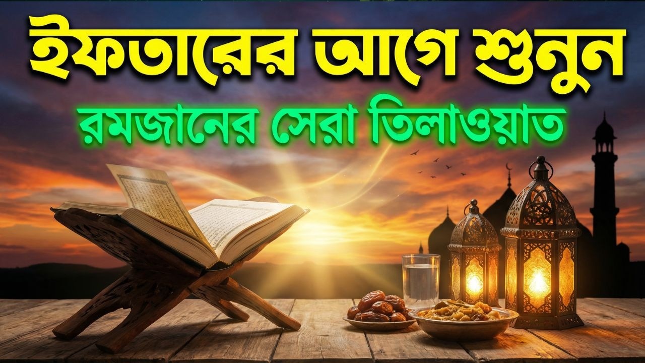 🔴 LIVE ১৫তম রোজা - ইফতারের আগে সেরা কুরআন তিলাওয়াত । Best Quran Tilawat Alaa Aqel  #ramadan20266