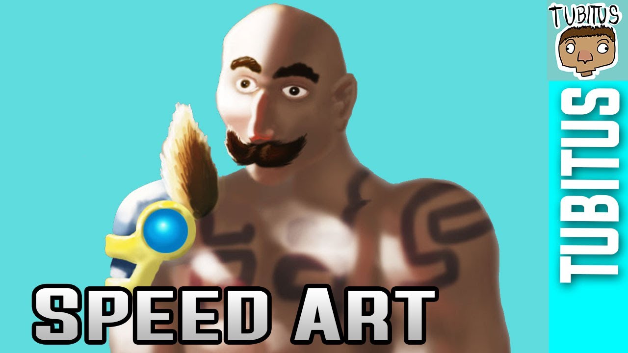 Braum Speed Painting / League of legends speed art or drawing