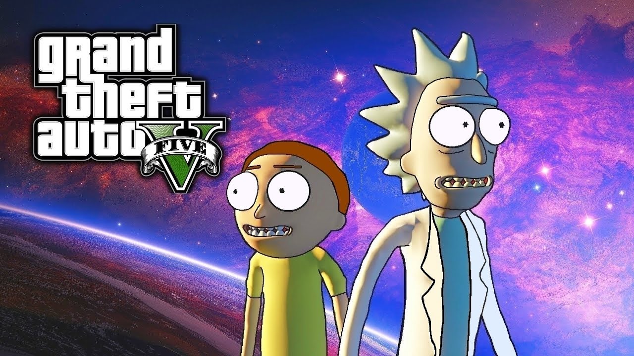 GTA 5 PC - SPACE ADVENTURE (Rick and Morty Mod)