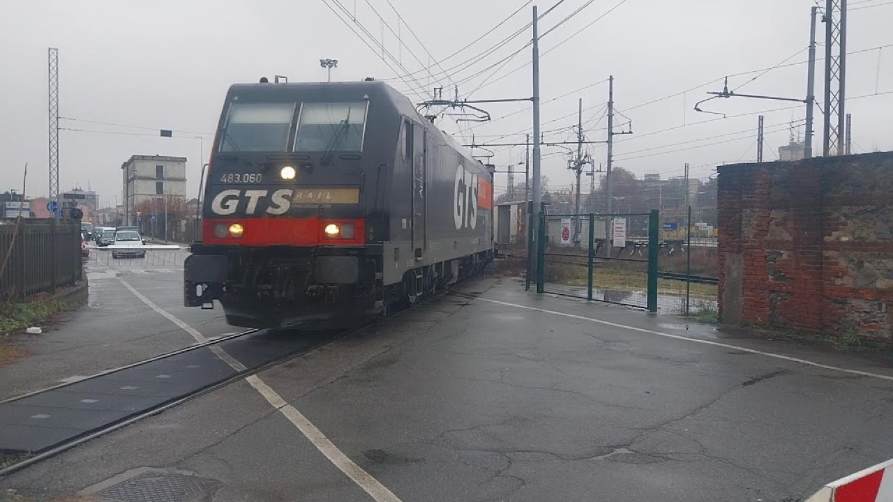 GTS Rail E.483.060 | Transito Merci Intermodale Infinito a Novara (LKW Walter - Maersk)