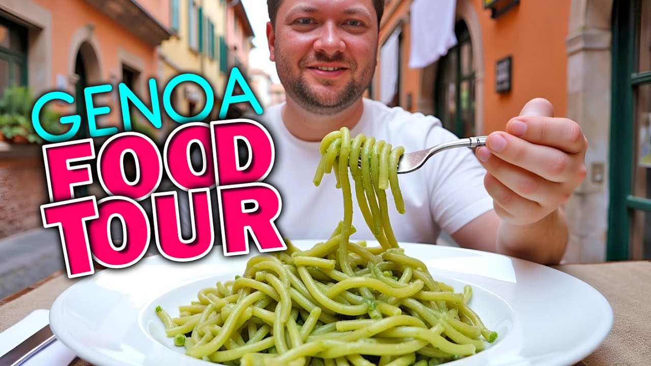 Epic Genoa Food Tour 🇮🇹 | Fresh Pesto & the Best Restaurants in Genoa, Italy