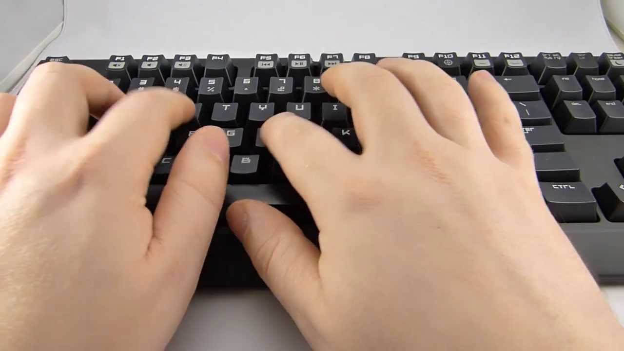 Razer Blackwidow Tournament Edition Review - Cherry MX Blue Key Sound