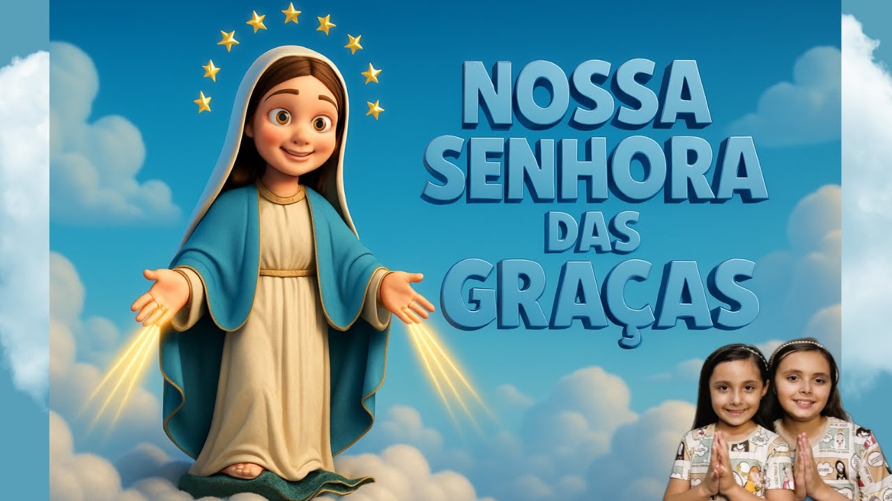 HISTÓRIA DE NOSSA SENHORA DAS GRAÇAS - Animada para crianças - Catequese infantil - Igreja Católica
