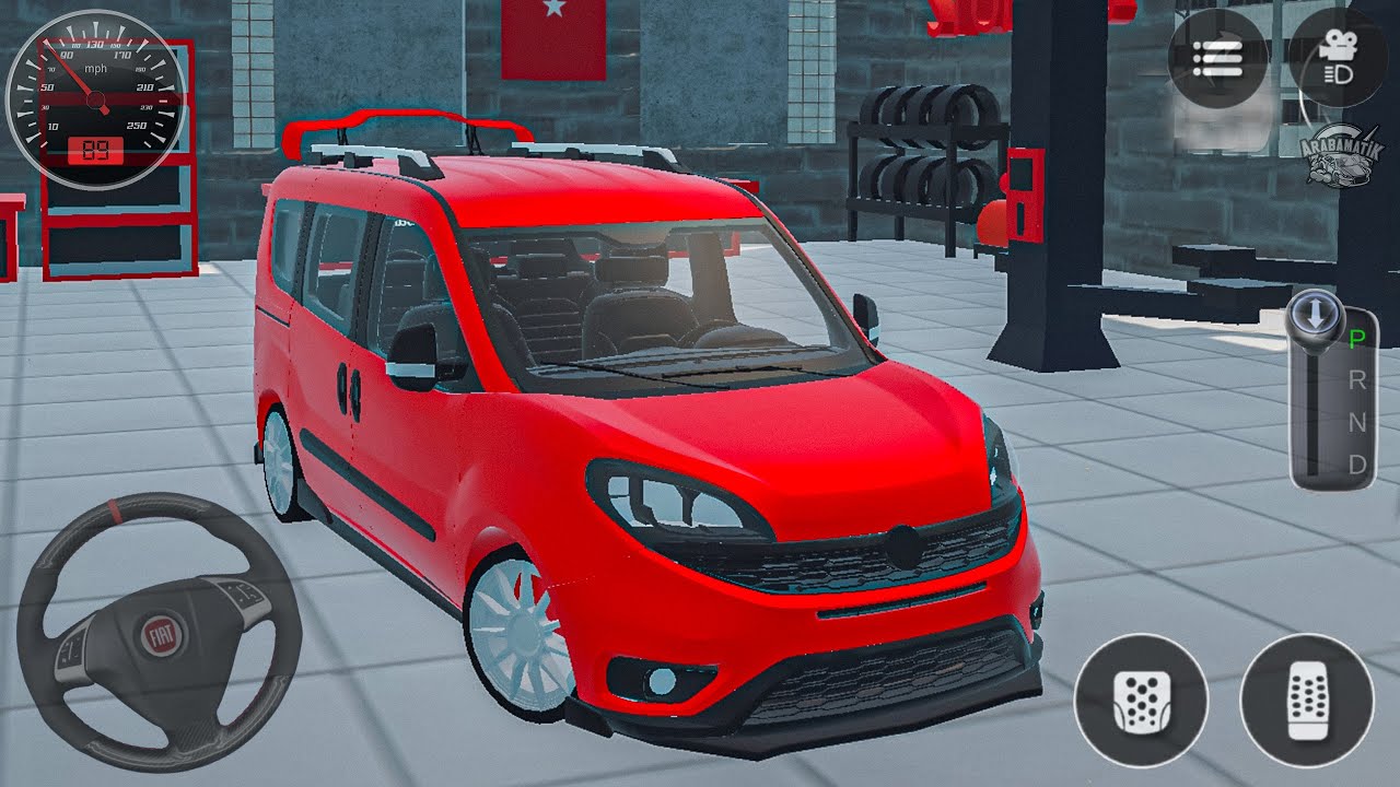 Fiat Doblo Araba Sürüş Simülatör Oyunu - FarzetKi Araba Oyunu #3 - Android GamePlay
