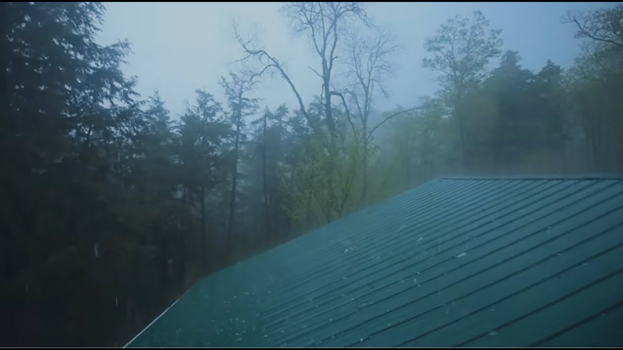 Tin Roof Hail Thunderstorm – Heavy Rain Sounds to Wash Away Worry and Fall Sleep