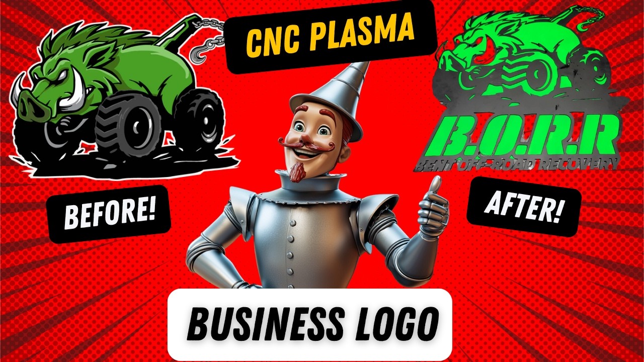 How to Make a Metal Sign from a Business Logo – Start to Finish!