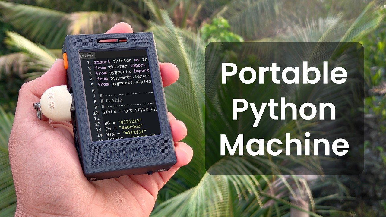Компактное устройство на базе Linux, на котором Python работает в нативном режиме | Unihiker M10
