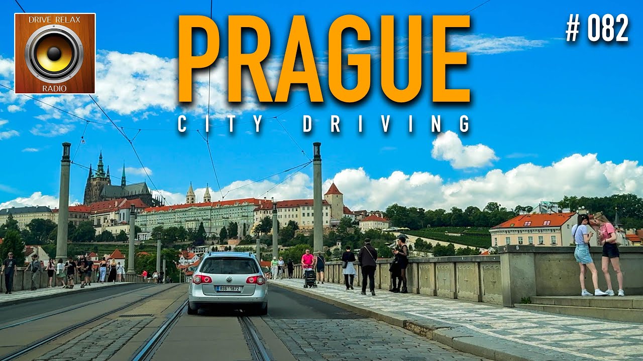 Prague Driving 4K - Exploring western part 🎹 Czech Republic HDR 60fps