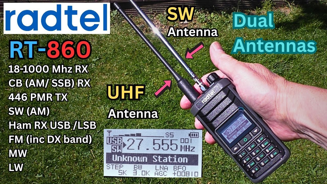 RADTEL RT-860 (si4732) Shortwave receive. No mods REQUIRED !