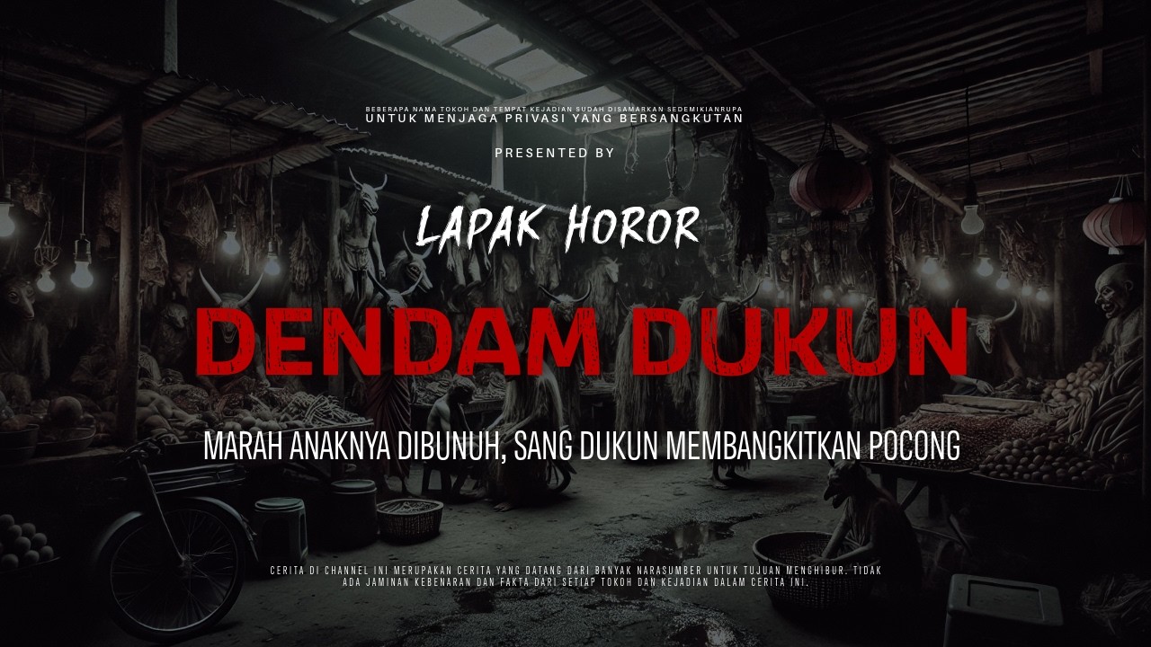 DENDAM DUKUN - MARAH ANAKNYA DIBUNUH, SANG DUKUN MEMBANGKITKAN POCONG | EP Lapak Horor