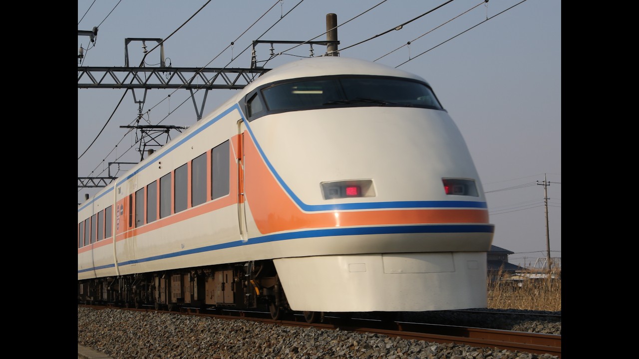 東武日光線03～渡良瀬鉄橋／300系300型(回送)あり～