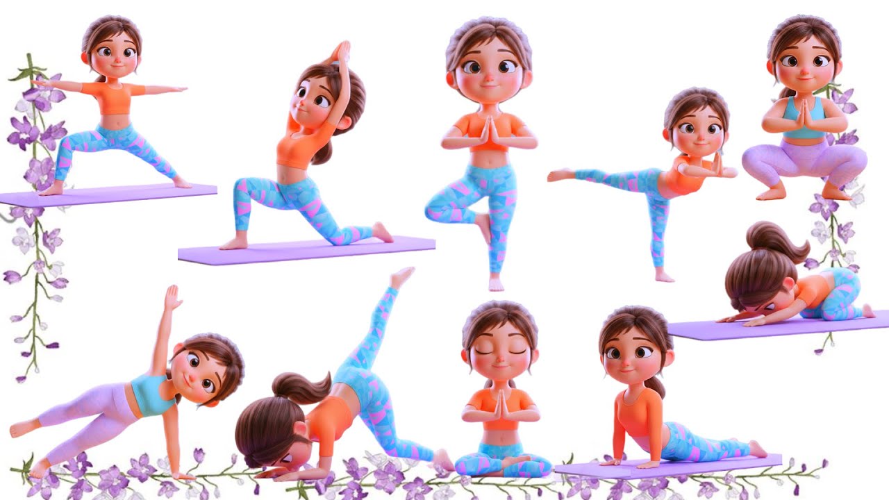 🌈 5 Minute Kids Yoga  Fun, Calm & Happy Movement