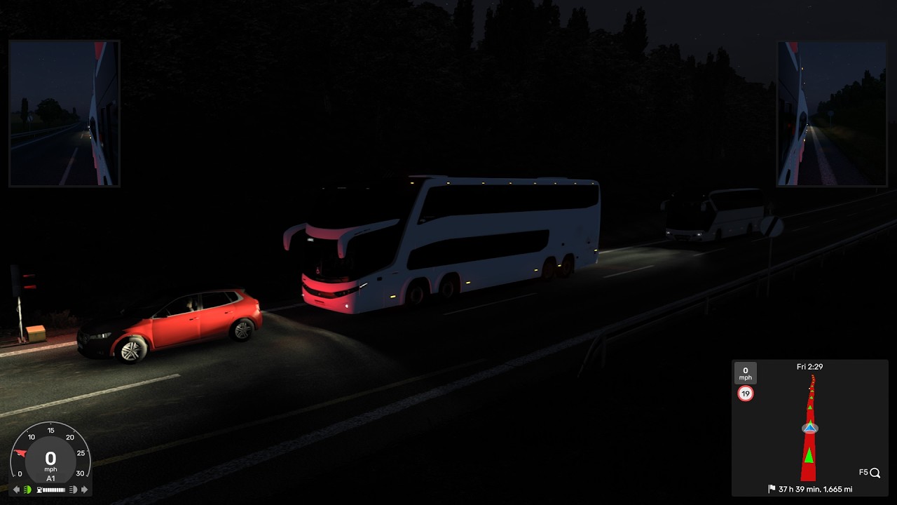 ETS 2 Marcopolo G7 1800 DD 8×2 Scania v1.0(Poland to Scotland-prt 1)