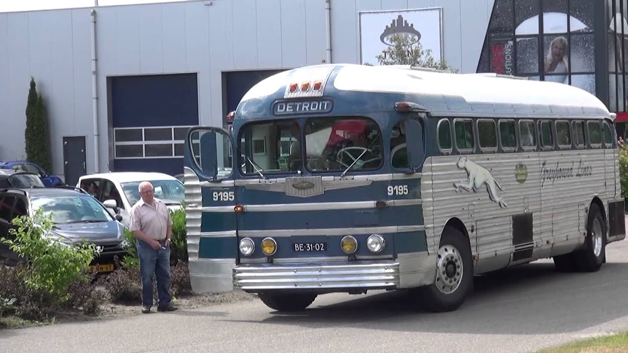 American Greyhound Line bus uit 1948