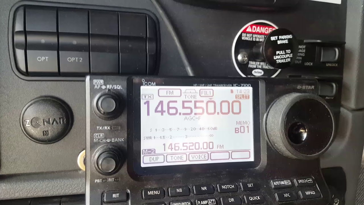 IC-7100 Split ops & programing memory