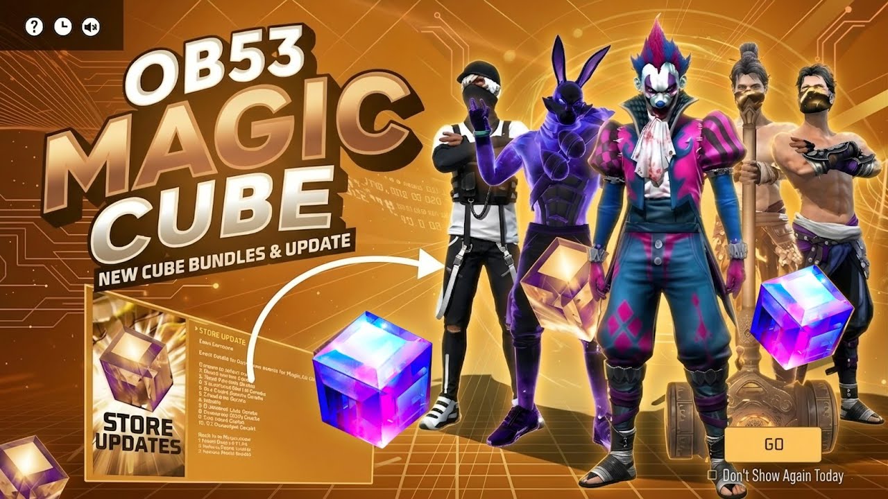 Ob53 💥 Magic Cube Store Update 🤯🥳| 8 april magic cube bundle | free fire new event | ff new event