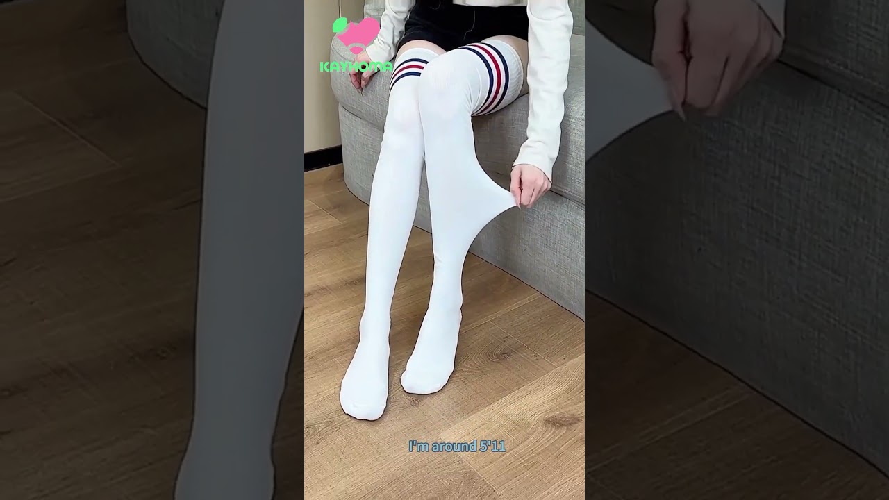 GREAT! COMFY COTTON THIGH HIGH SOCKS