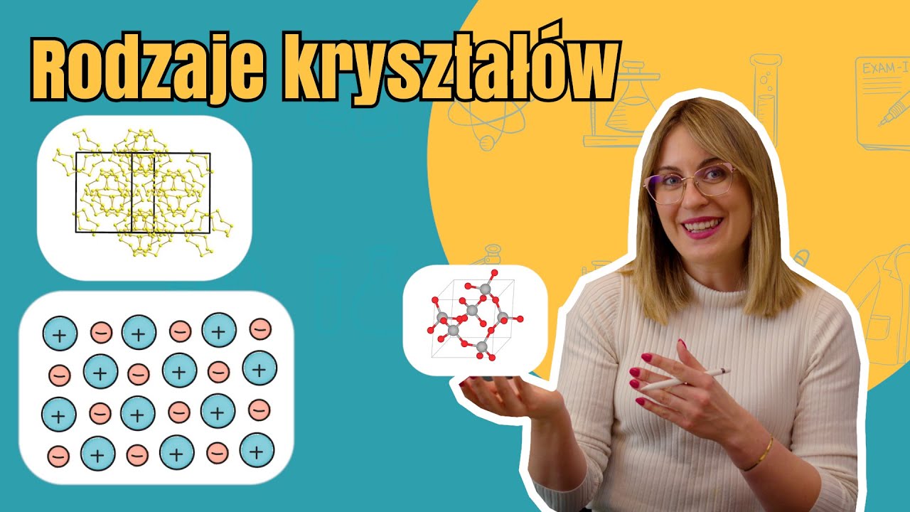 Rodzaje KRYSZTAŁÓW – czym się różnią? | Kryształy jonowe, molekularne, kowalencyjne, metaliczne