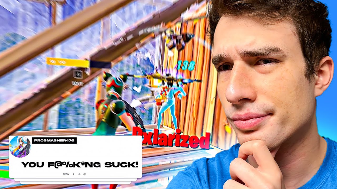 Reacting to MY HATERS Fortnite Montages😂... (part 38)