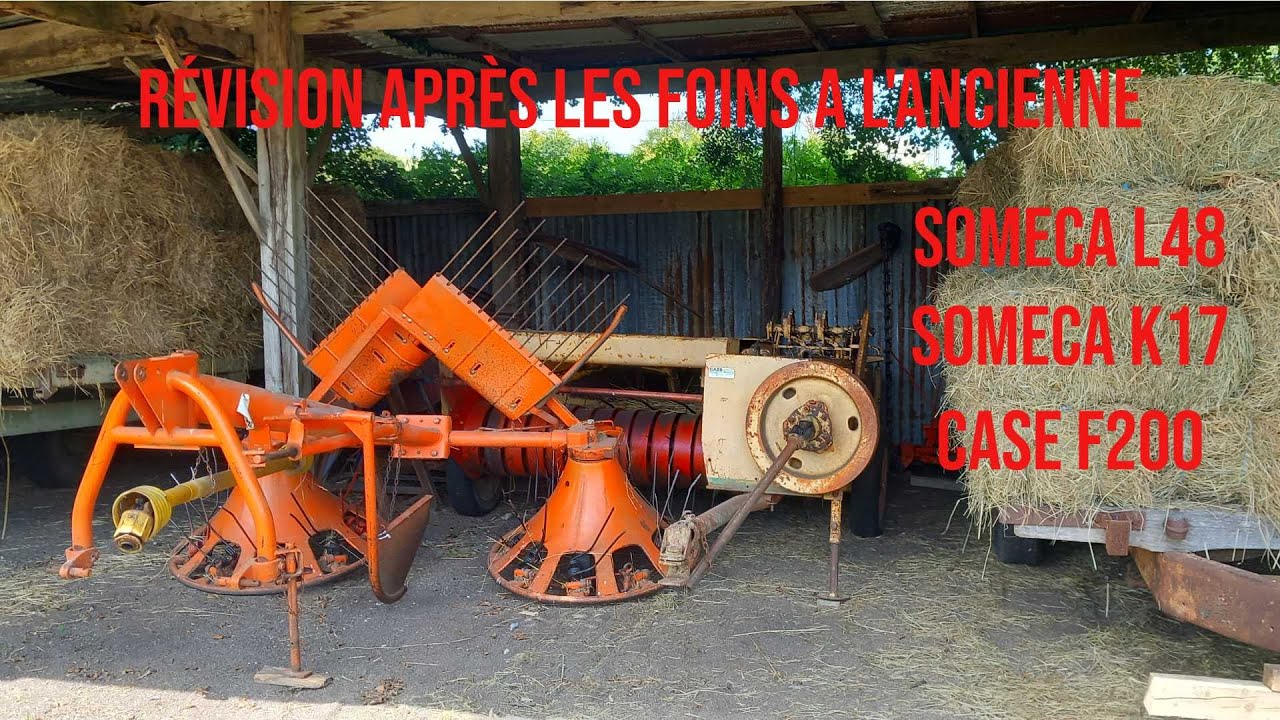 Révision du matériel après les foins