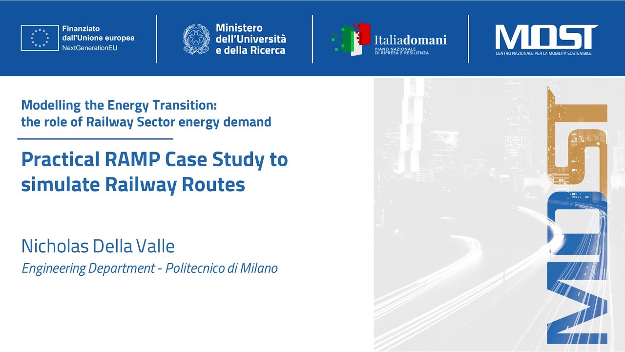 Practical RAMP case study to simulate Railway Routes (Nicholas Della Valle)