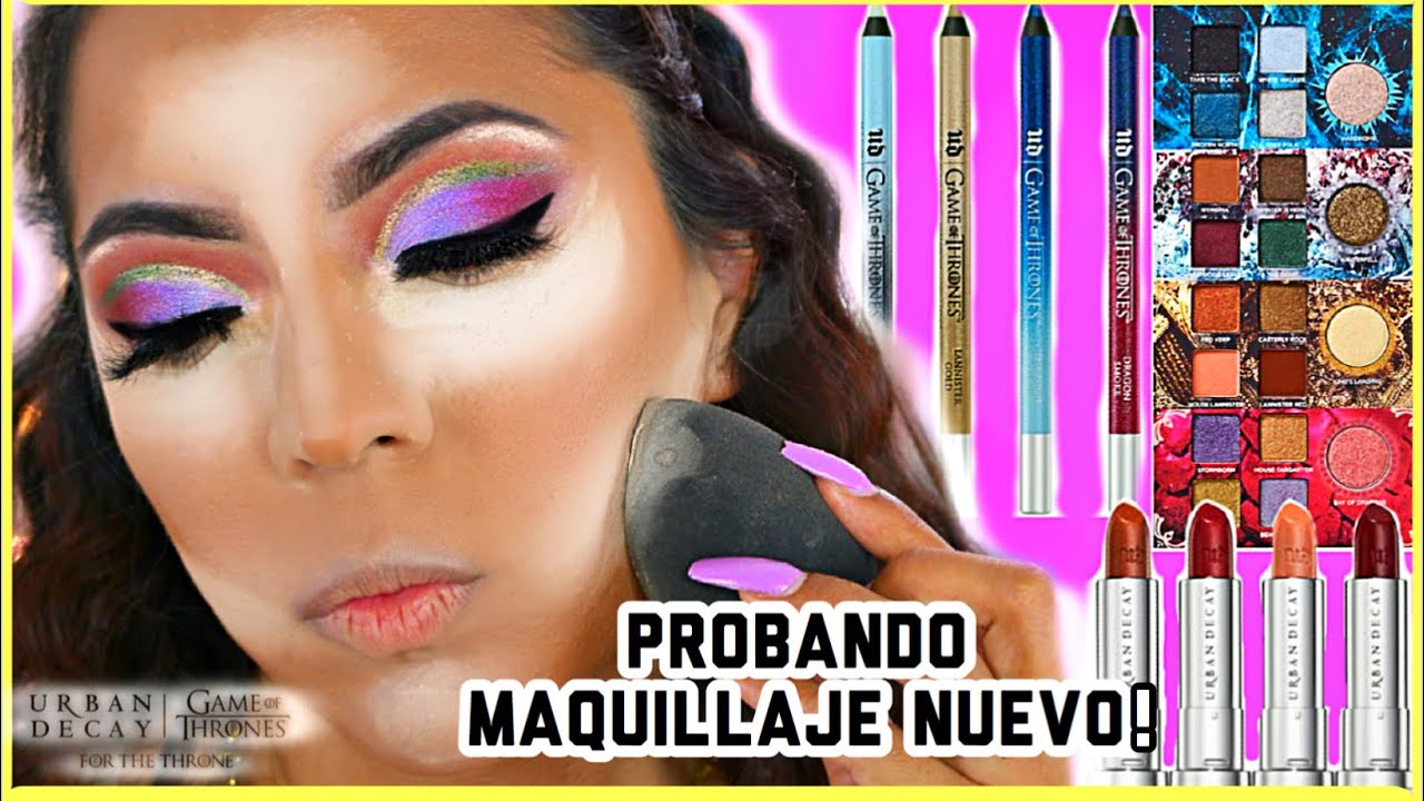 PROBANDO NUEVO MAQUILLAJE GAME OF THRONES X URBAN DECAY OMG! 🥵♥BeautybyNena