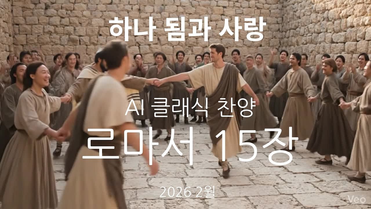 [성경 노래] 로마서 15장 클래식찬양 연속듣기 - 뜻을 같이하여 한 입으로 하나님께 영광을