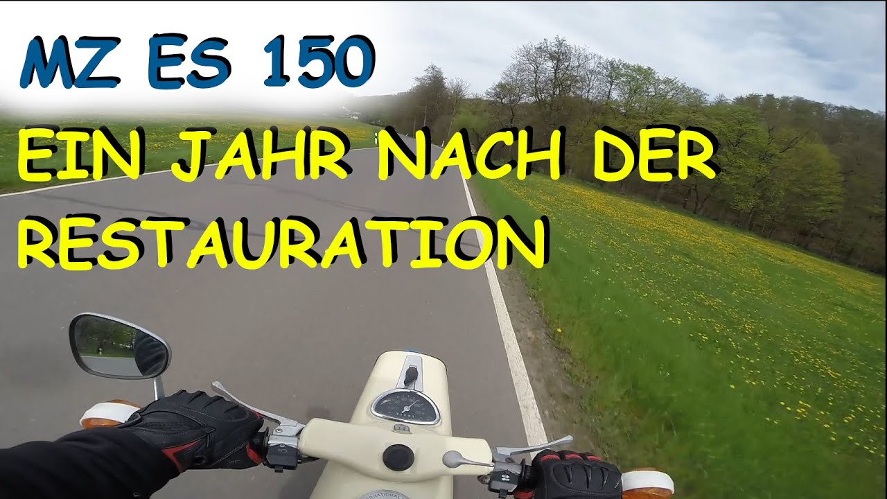 MZ ES 125/150 | 1 Jahr nach der Restauration | Kleine Probleme | Motovlog | Ell KOLBEN