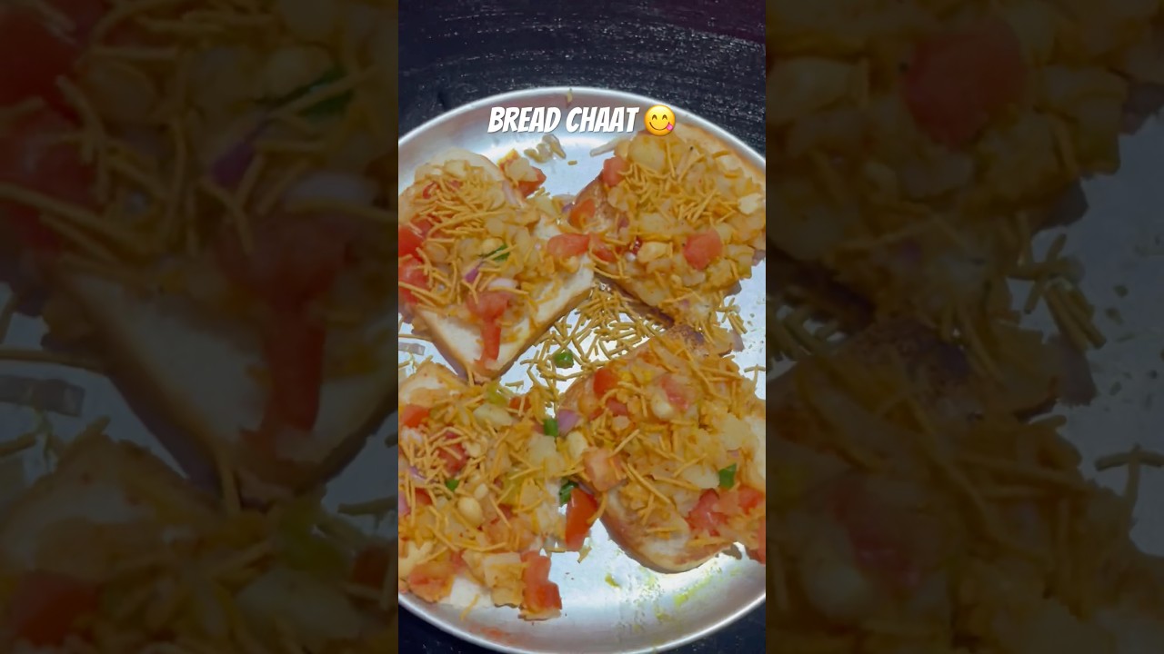 How to make bread chaat? recipe 😋 #shorts #foodie #bread #chaat #recipe