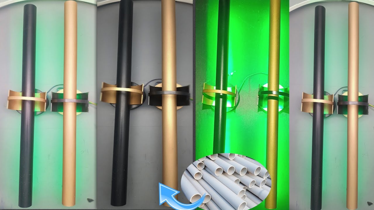 Diy led light room decor|How to Make DIY LED Corner Floor Lamp for Living Room Pvc pipes
