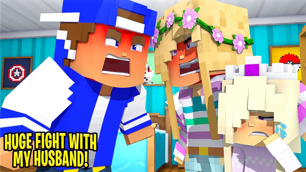 Little Leah & Donny FIGHT - IS SHE A BAD MOM... Minecraft