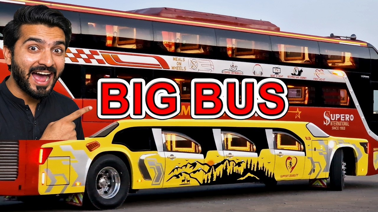 Big Bus in Pakistan | Luxury Bus Pakistan | Double Decker Bus Pakistan | Pakistan Bus