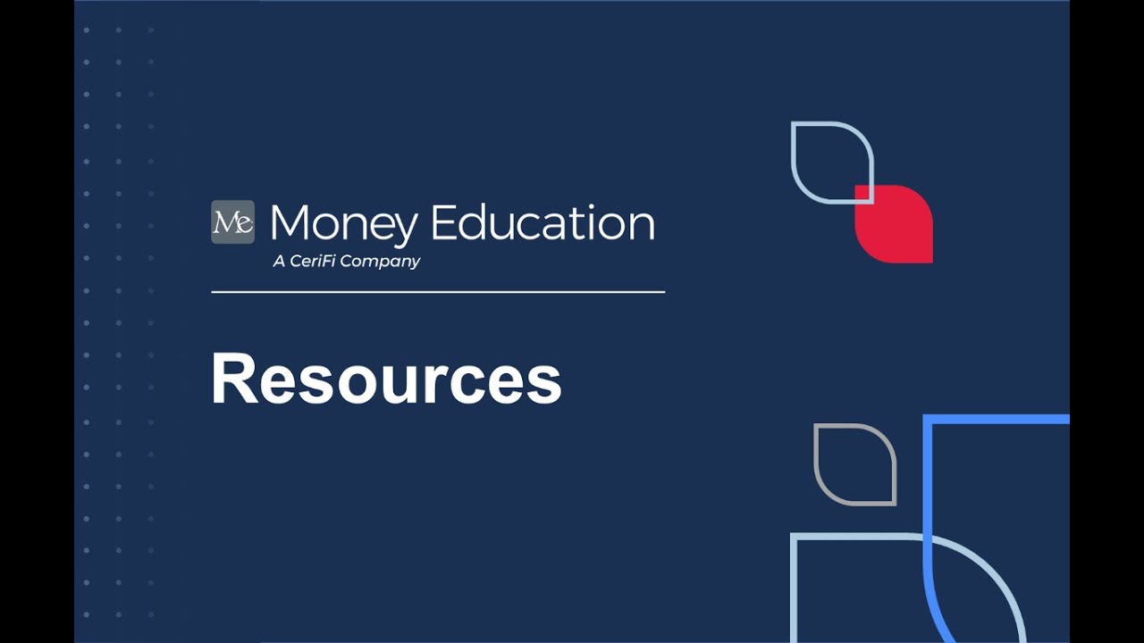 Money Education Textbooks - Instructor Resources