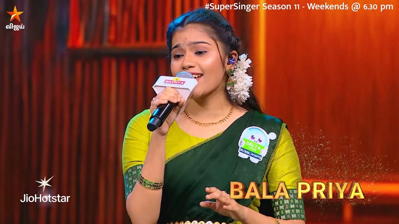 Glimpse of Valli Valli Ena Vanthan Song by #Balapriya #Diwakar 🎶😍 | Super Singer Season 11