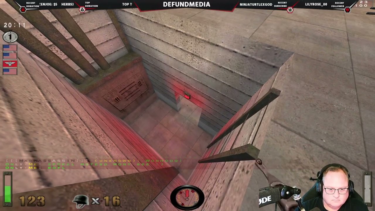 Playing  Return To Castle Wolfenstein Multiplayer in 2023 On Server ECGN .