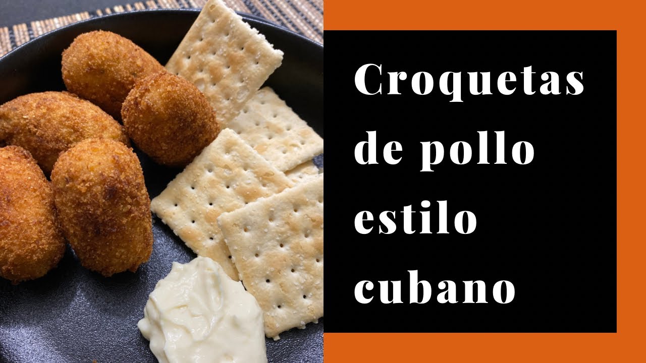 Hoy vamos hacer croquetas de pollo estilo cubano, y así es como lo hace El Jamaliche.