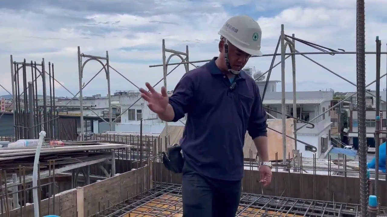 樑筋搭接位置~周邊樑~懸空樑~~明富建設主任技師說明